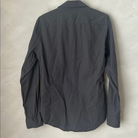 Tiger of Sweden button down shirt Steel grey dot cotton size 41 medium - Picture 7 of 7